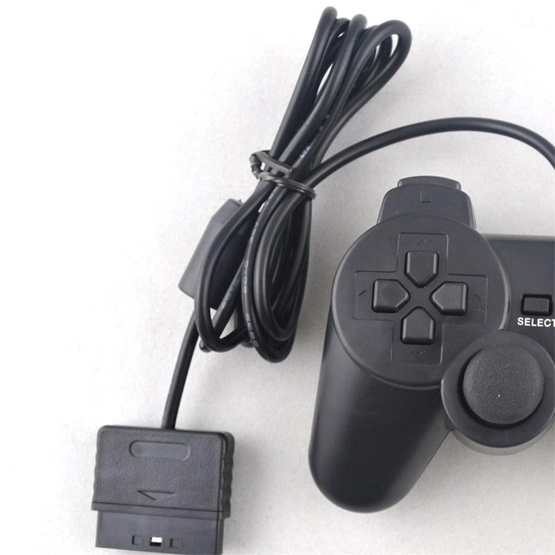 PS2 vezetékes játékvezérlőhöz Gamepad Double Vibration Clear Controller Gamepad Joypad Playstation 2 PS2 játékvezérlőhöz Tartozék