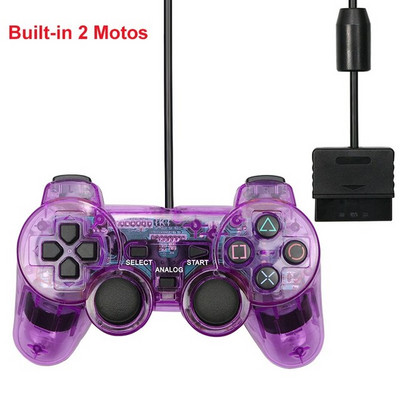 PS2 juhtmega USB arvutimängukontrolleri mängupuldi manett Playstation 2 jaoks Controle Mando Joypad Playstation 2 konsooli tarviku jaoks
