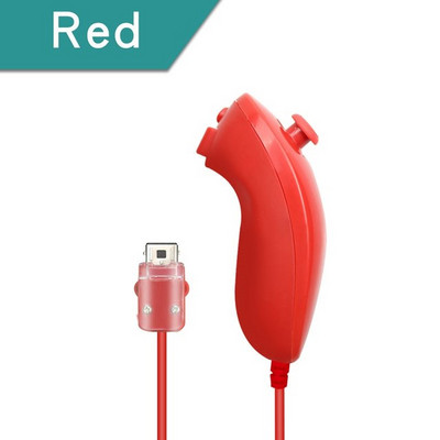 Za Nintendo Game Controller 5 boja Nunchuck Hand Curved Game Handle Controller Nunchuk Za Wii Gamepad Dodaci