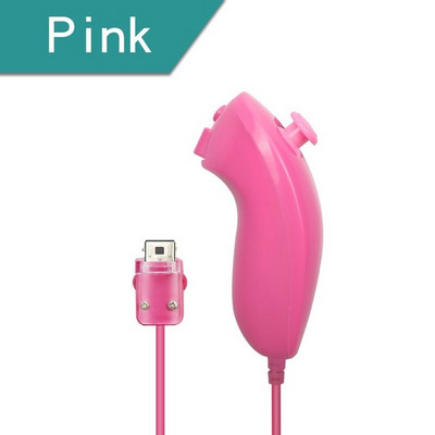 Za Nintendo Game Controller 5 boja Nunchuck Hand Curved Game Handle Controller Nunchuk Za Wii Gamepad Dodaci