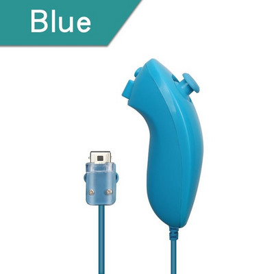 Za Nintendo Game Controller 5 boja Nunchuck Hand Curved Game Handle Controller Nunchuk Za Wii Gamepad Dodaci