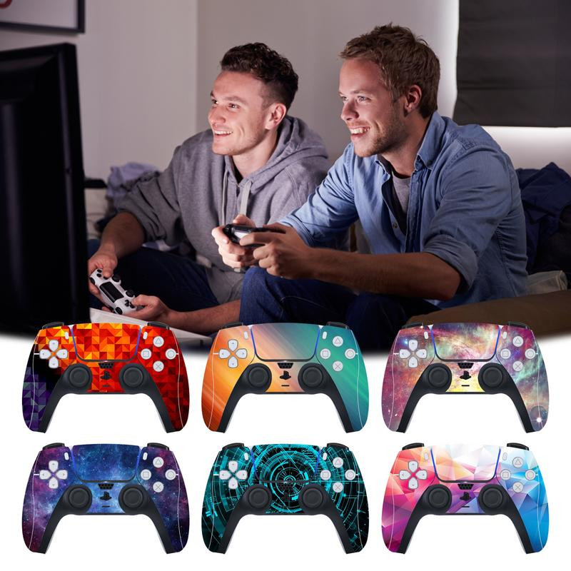 P-S5 lipdukų dangtelis, skirtas konsolei ir valdikliams, įbrėžimams atsparus lipdukų apvalkalas, suderinamas su Play-station 5