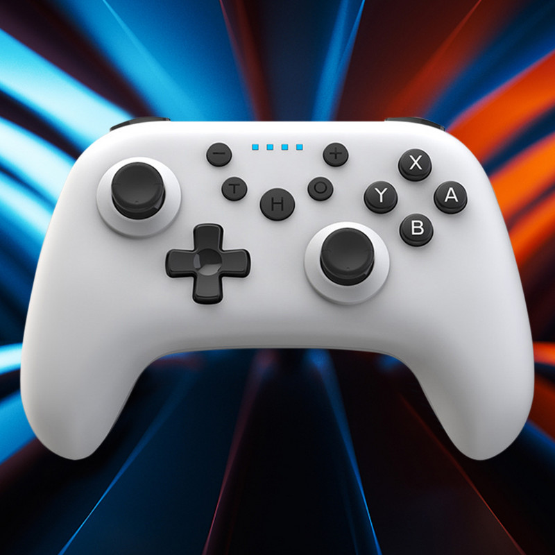 Juhtmevaba mängukäepide koos kuueteljelise güroskoopiga, traadita minimängukäepide, kolmeastmeline turbiini kiirus lüliti/koha/LED jaoks meelelahutuseks