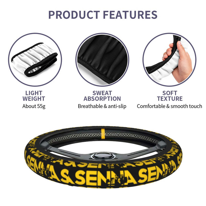 37-38 Automobilio vairo dangtis Ayrton Senna Motociklai Elastingi Automobilių modeliai Elastische Automobilių priedai