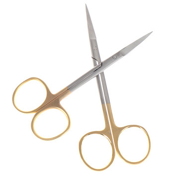 Ανοξείδωτο ατσάλι Dental Surgical Eye Double Eyelid Scissors Beauty Scissors Cut Tissue Scissors 12*4,5cm