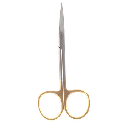 Roostevabast terasest hambakirurgilised silmad topelt silmalau käärid Beauty käärid lõigatud kudede käärid 12 * 4,5 cm