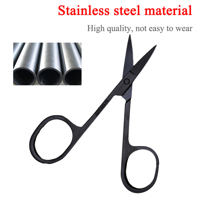 NAUJAS Profesionalus nagų žirklinis manikiūras nagams Antakiai Nosies Blakstienų odelių Žirklės Lenktos Pedikiūro Makiažo priemonės