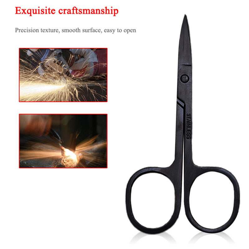 NAUJAS Profesionalus nagų žirklinis manikiūras nagams Antakiai Nosies Blakstienų odelių Žirklės Lenktos Pedikiūro Makiažo priemonės