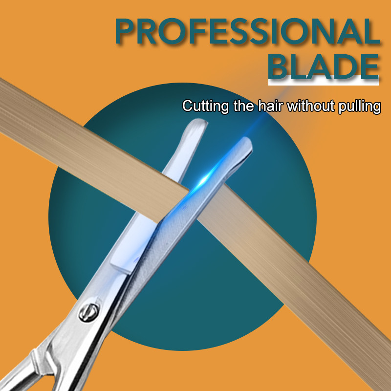 1 kom Okrugla glava Sigurnosne škare za manikuru zanoktice Profesionalne male škare za šišanje obrva Nos Šišanje dlačica Pinceta za podrezivanje