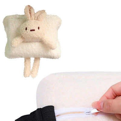 Cutie de șervețele cu desene animate pentru mașină Suport pentru șervețele cu animale de plus din desene animate, drăguț, portabil, pentru distribuitor de hârtie, scaune pentru mașini, cutie de șervețele