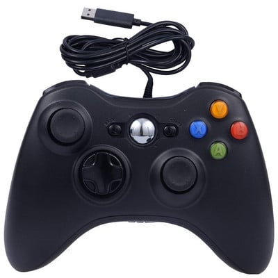 Controler cu fir pentru Xbox360 Slim PC Joystick pentru Windows 10/8/7 Gamepad pentru XBOX 360 Controle Accesorii pentru jocuri cu vibrații duble