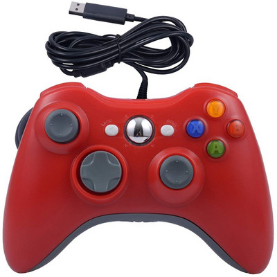 Controler cu fir pentru Xbox360 Slim PC Joystick pentru Windows 10/8/7 Gamepad pentru XBOX 360 Controle Accesorii pentru jocuri cu vibrații duble