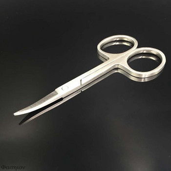 Инструмент за маникюр за нокти Вежди Нос Мигли Ножици за кожички Извити ножици за педикюр Oct Drop Ship Професионална ножица за нокти