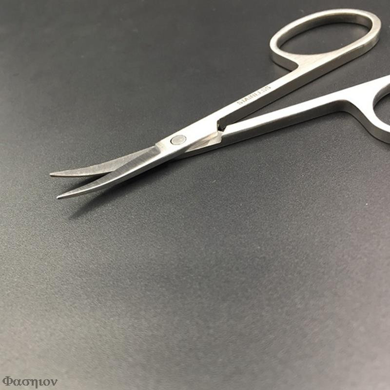 Manikiūro įrankis nagams Antakiai Nosiai Blakstienų odelių Žirklės Lenktos Pedikiūro Žirklės Oct Drop Ship Profesionalios Nagų Žirklės