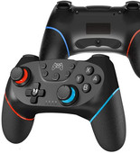 Switch Controller, Wireless Pro valdiklis, skirtas NS Switch Remote Gamepad vairasvirtei, Reguliuojama turbo vibracija, Ergonomiškas neslystantis