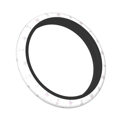 Καλύμματα τιμονιού 38 εκ. Αντιολισθητικό σχέδιο μπαλέτου Kawaii Cartoon Διακόσμηση αυτοκινήτου μόδας Αξεσουάρ αυτοκινήτου