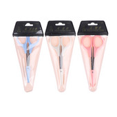 Nožnice na obočie 3 veľkosti z nehrdzavejúcej ocele so zakrivenými nechtami, odumretá koža, odstraňovač chĺpkov z nosa, zastrihávač, pedikúra, líčenie