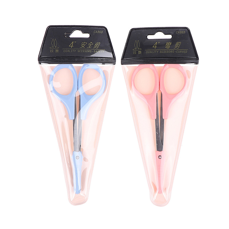 Nožnice na obočie 3 veľkosti z nehrdzavejúcej ocele so zakrivenými nechtami, odumretá koža, odstraňovač chĺpkov z nosa, zastrihávač, pedikúra, líčenie