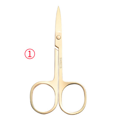 1 tk roostevabast terasest väikesed küünte tööriistad kulmude nina juuksekäärid lõigatud maniküür näo trimmimiseks pintsett meik ilutööriist