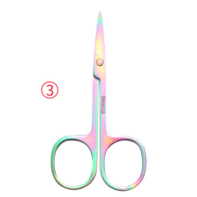 1 tk roostevabast terasest väikesed küünte tööriistad kulmude nina juuksekäärid lõigatud maniküür näo trimmimiseks pintsett meik ilutööriist