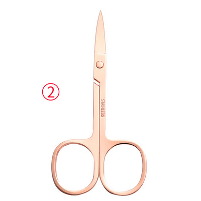 1 tk roostevabast terasest väikesed küünte tööriistad kulmude nina juuksekäärid lõigatud maniküür näo trimmimiseks pintsett meik ilutööriist