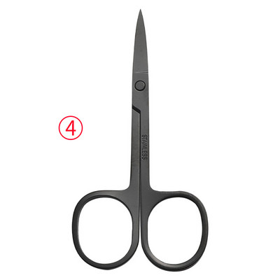 1 tk roostevabast terasest väikesed küünte tööriistad kulmude nina juuksekäärid lõigatud maniküür näo trimmimiseks pintsett meik ilutööriist