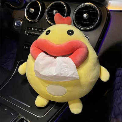 Servetėlių dėžutės Kūrybinė servetėlių dėžutė Minkštas animacinių filmų popierinis servetėlių dėklas Mieli gyvūnai Automobilių popierinės dėžutės Puikus servetėlių laikiklis automobiliui S E8E8