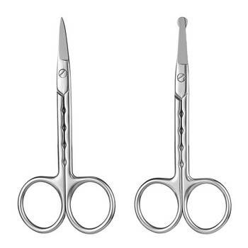 Професионални малки ножици Грим Ножици за подстригване на вежди За лице Нос Коса Тример за брада Мъже и жени Инструмент за красота
