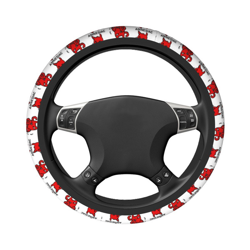 „Radiohead Amnesiac Rock“ automobilių vairo dangtis vairo apsauginis dangtelis Madingi automobilių stiliaus vairo priedai