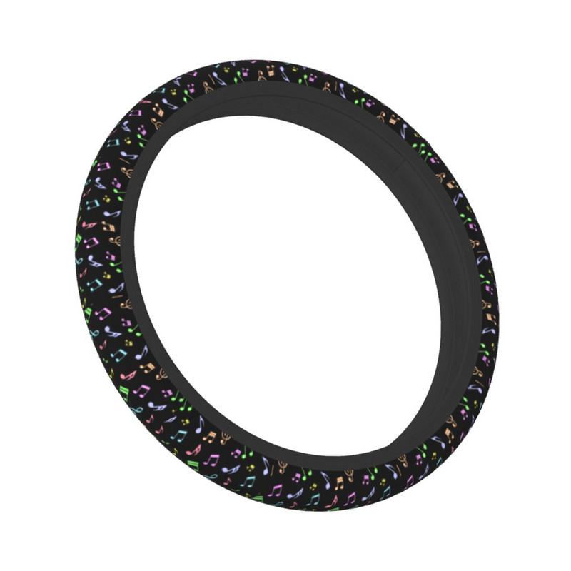 Auto rooliratta kate Armas ja nootide mustriga punutis rooli kaanel Autodekoratsioon Moodsad autotarvikud