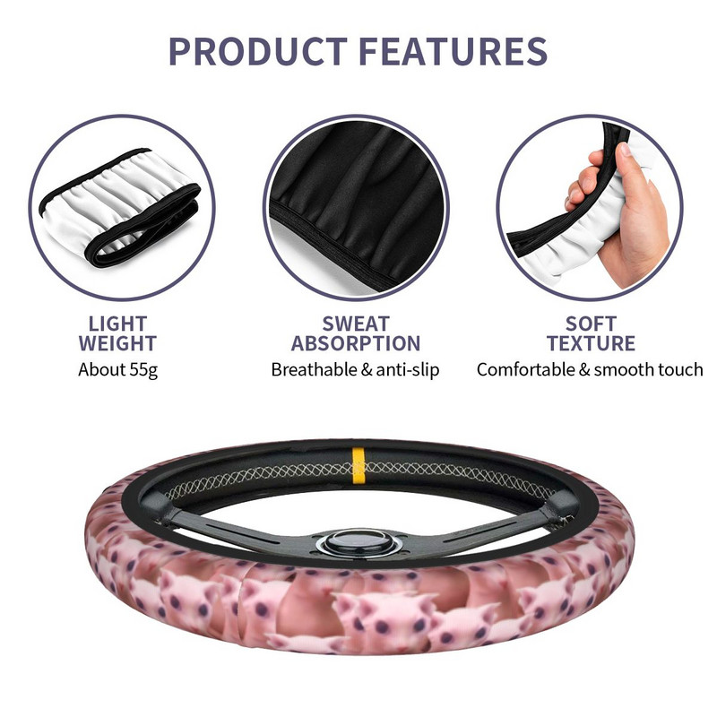 Bingus Army auto rooli kate 37-38 libisemisvastane makramee Anime Sphynx Cat rooliratta kaitsekate Auto stiil