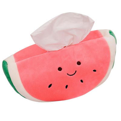 Prijenosni slatki voćni držač za ubruse, kutija za ruke, viseća plišana igračka