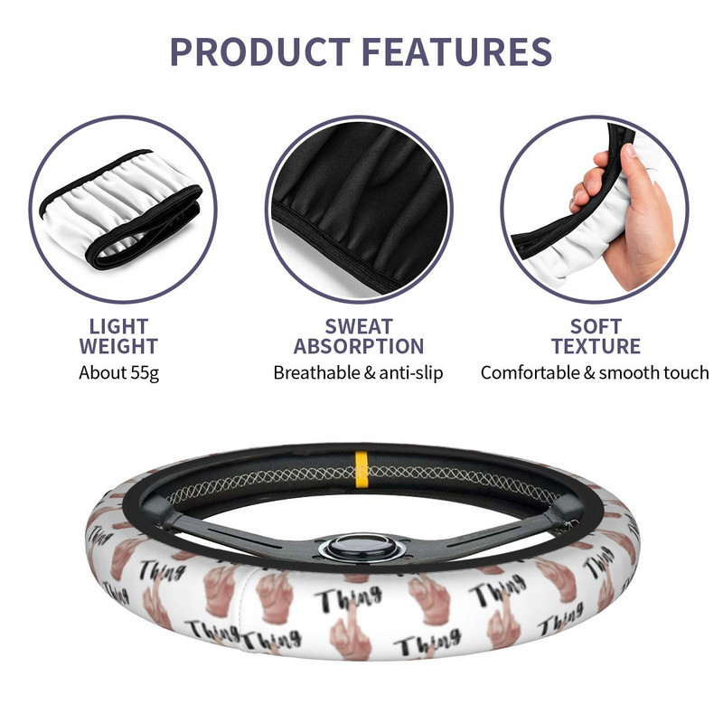 37-38 automobilio vairo dangtelis nuo trečiadienio elastingas automobilio apdaila Tinkami automobilio priedai