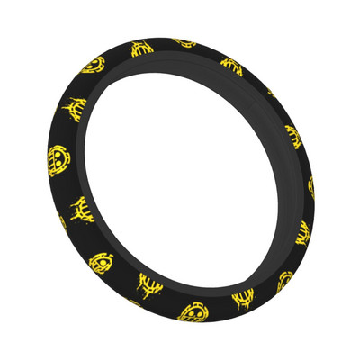 Süda auto rooliratta kate 38 cm elastne naeratus auto rooliratta kaitse värviline auto kaunistus auto tarvikud