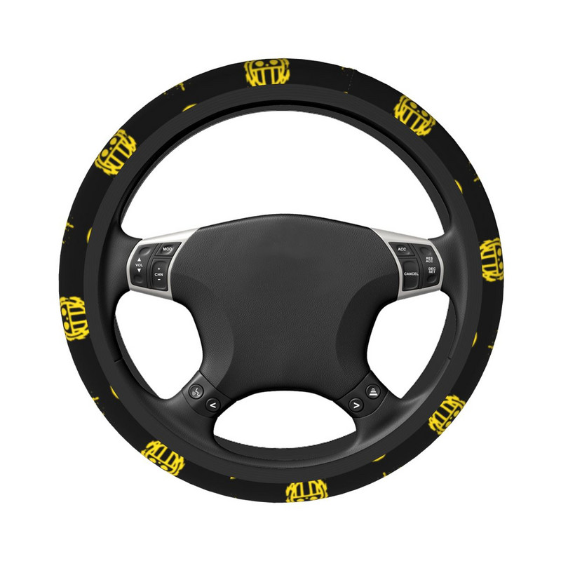 Süda auto rooliratta kate 38 cm elastne naeratus auto rooliratta kaitse värviline auto kaunistus auto tarvikud