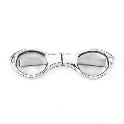 Kaasaskantav roostevabast terasest kulmutrimmer Multifunktsionaalne 8 sõnaga kokkupandavad käärid kulmude kujundaja näokujundaja käärid meigitööriist