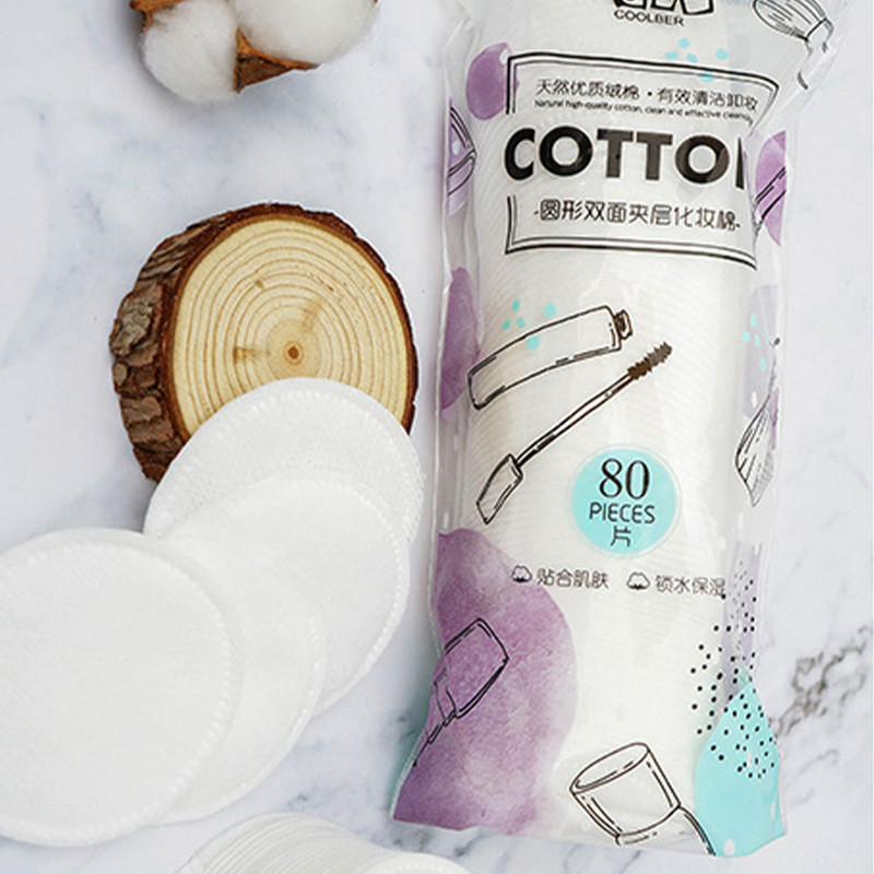 Vatipadjakesed Näoringid Meigikorduskasutatav ümmarguse eemaldaja Näopuhastussalvrätikud Kooriv Pesu eemaldamine Puhastus Ühekordne Parim