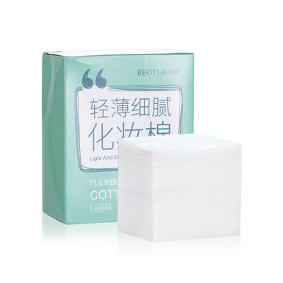 100 lehte/pakendis meigieemaldaja Naturaalne vatipadjad Meigi näoeemaldaja Näonahahooldus Imetamispadjad Nahapuhastusvahendid