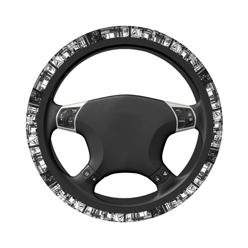 38cm auto rooli kate Retro Street Universaalne autodekoratsioon Värvilised autotarvikud