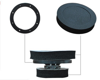 Universal δαχτυλίδι ηχείων αυτοκινήτου Αξεσουάρ ηχομόνωσης Auto Audio Enhancer System Ηχομονωτικό μπάσο επένδυση πόρτας Αυτοκόλλητο
