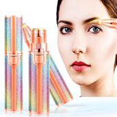 2 in 1 laetav elektriline kulmutrimmer epilaator naiste keha näo huulepulga kujuga karvaeemaldus mini valutu raseerija