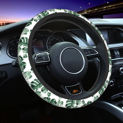 Leaf Leaves Monstera Carcase Volan Auto Universal Jungle Tropical Green Plant Protector Auto Volan Auto-styling