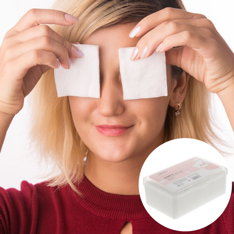 1000 vnt. Veido vatos pagalvėlės, tvarsčių makiažo valiklis, priedai Neaustinės vienkartinės veido baltos spalvos