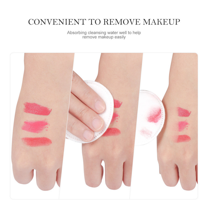 Frcolor 200 tk. puuvillased ümmargused meigipadjad, paksendatud kolmekihiline näotooniku eemaldaja