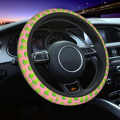 37-38 Automobilio vairo dangtelis Rožinė varlė Animacinis filmas Universalus Varlės Gyvūnų Automobilių Apdaila Elastingi Automobilių Priedai