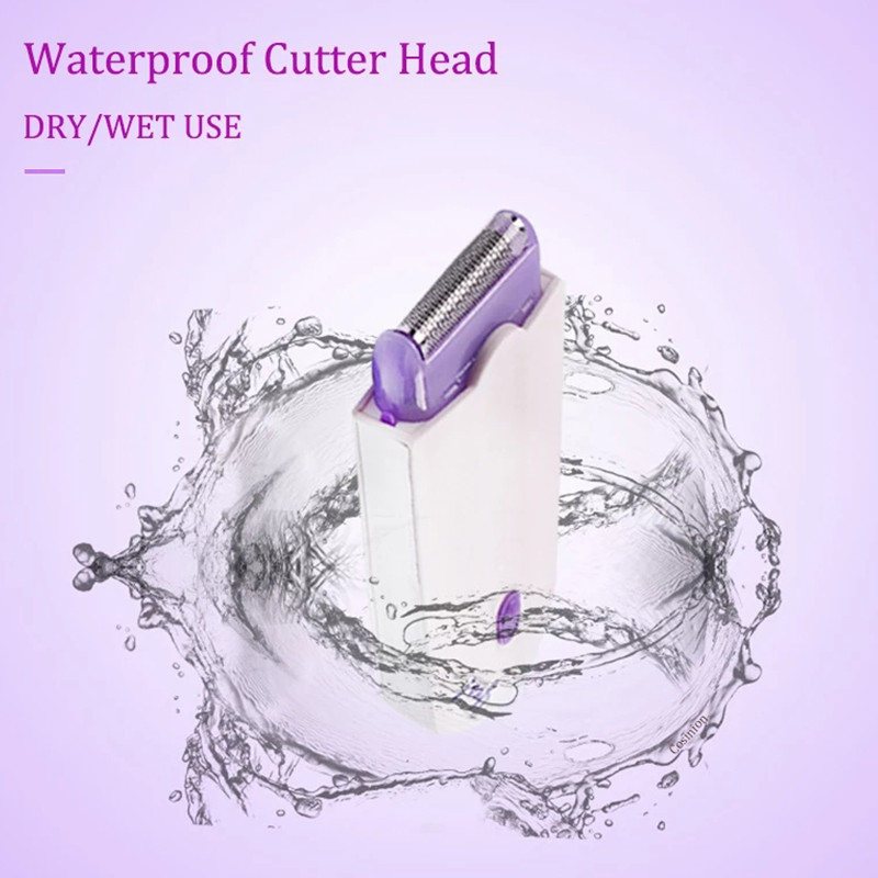 Γυναικεία ανώδυνη αποτρίχωση αποτρίχωσης 2 σε 1 Ηλεκτρική συσκευή αποτρίχωσης Instant Induction Light Razor USB Bikini Face Leg Epilator