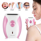 Επαναφορτιζόμενη Lady Shaver Hair Remover Women Razor Ασύρματο μηχάνημα αποτρίχωσης προσώπου Bikini Trimmer Leg Electric Razor