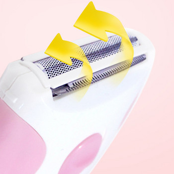 Επαναφορτιζόμενη Lady Shaver Hair Remover Women Razor Ασύρματο μηχάνημα αποτρίχωσης προσώπου Bikini Trimmer Leg Electric Razor