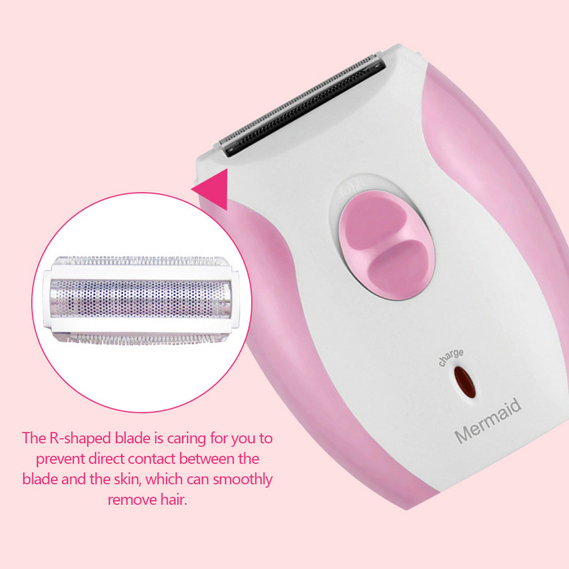 Επαναφορτιζόμενη Lady Shaver Hair Remover Women Razor Ασύρματο μηχάνημα αποτρίχωσης προσώπου Bikini Trimmer Leg Electric Razor