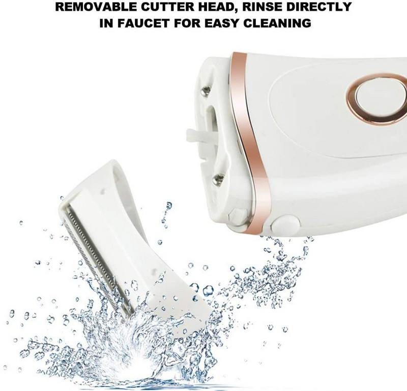 USB-laetav naiste valutu elektriline epilaator habeme karvaeemaldus naiste habemeajamismasinad kaasaskantav naiste juukselõikur LCD